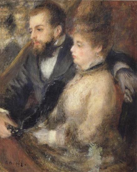 Pierre Renoir Box at the Theatre oil painting image